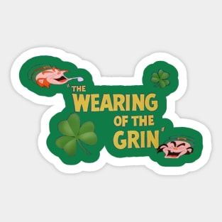 Wearing of the Grin Sticker